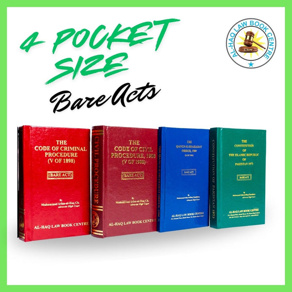 4 Pocket size Bare Acts Bundle